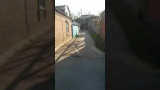 Ейск. Вход на улицу Орловская со стороны Ейского лимана.