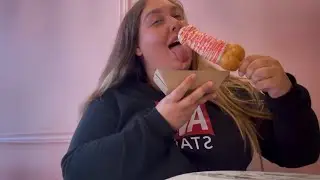 7 inch waffle house phallic waffle food vlog must eat in Vancouver Canada if you like sweet treats