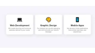 Creative Services Section – Build a Modern & Responsive UI with HTML & CSS