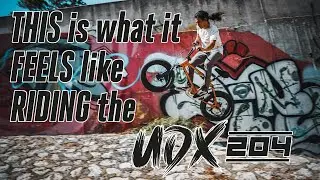THIS is what it FEELS like RIDING the UDX 204 electric BMX