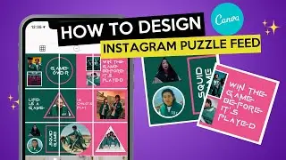 How To Design Squid Game Instagram Puzzle Feed