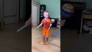 Leo Wanted To Sneak Big Lollipops Past Daddy🤪😁