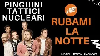 RUBAMI LA NOTTE - Pinguini Tattici Nucleari (karaoke)