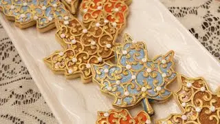 How To Decorate Beautiful Fall Leaves Cookies