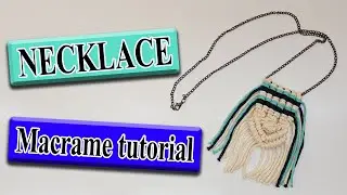 macrame tutorial: necklace | (2021 design)
