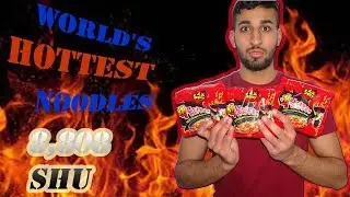 TRYING WORLDS HOTTEST FIRE NOODLES | HOTTEST  NOODLES IN THE  WORLD CHALLENGE **GONE WRONG**