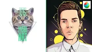 Обработка в стиле комикса на телефоне / PANDA FX ( 3 часть )