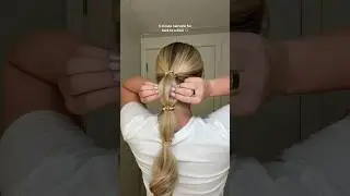 easy school hairstyle 🫶🏼 #overnightcurls #easyhairstyle #hairjewelry