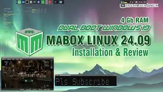 Ayo Install Mabox Linux 24.09 | 4 Gb RAM | Dual boot windows 10 | PCSX2 Gran Turismo 4 Spec II