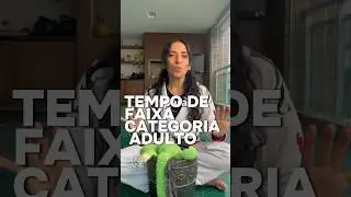 O tempo de cada faixa no Jiu Jitsu, para os adultos,depois da preta fica para um próximo vídeo tá ?
