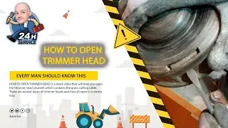 HOW TO OPEN TRIMMER HEAD 
