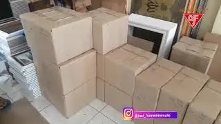 Tutorial cara Finishing dan Packing pigura foto