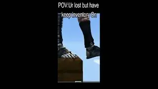 Kratos falling Minecraft meme 😂 #shorts #kratos  #minecraftshorts