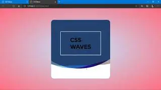CSS Waves Animation without SVG or any Background Image | Pure CSS and HTML | Web Tutorials