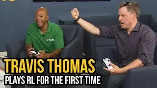 Travis Thomas plays Rocket League for the first time