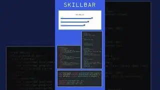Create Skill Bars using JavaScript, HTML & CSS