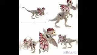 New Jurassic World Fierce Force Dilophosaurus