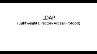 Introduction to ldap