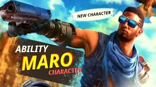 new maro character skill test/maro character ability test/free fire new character maro ability test