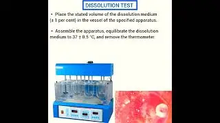 Dissolution test for Capsules