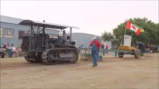 Caterpillars pulling on a wight sled