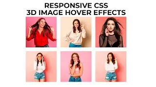 Leman7 : Responsive CSS 3D Image Hover Effects | 3D Flip Card Effect On Hover Using HTML & CSS