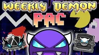 PAC-MAN BOSS FIGHT! - (Weekly Demon #37) Geometry Dash 2.11 - PaC [1 Coin] - By DanZmeN
