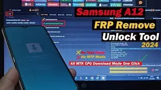 Samsung A12 [A125F] Frp Remove Unlock Tool Odin Mode ✅ 🔐🔓