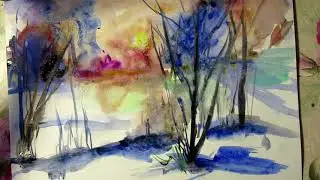 Акварель Ольги Руссу. Watercolor/Olga Russu