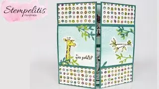 Endloskarte - einfach mit und ohne Stamparatus! Stampin' Up! von Stempelitis