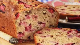 Strawberry Bread Recipe Demonstration - Joyofbaking.com