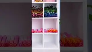 ASMR Crayola Marker Restocking! Let’s Unpack! #shorts #crayola #asmr #asmrsounds
