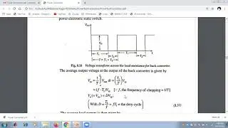 Principle of operation of buck converter by Prathita Roy