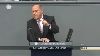 Gregor Gysi zur Asyl- und Flüchtlingspolitik der Bundesregierung 01.10.2015 - Bananenrepublik