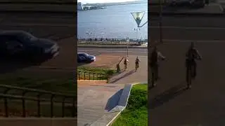 По лесенкам на велосипеде