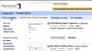 Google Docs - Making A Template