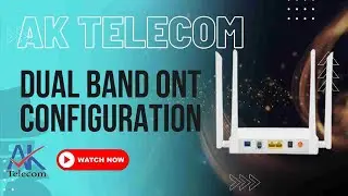 DUAL BAND CONFIGURATION #dualband #ftth #dualbandrouter #internet #olt #fiber #splicingmachine