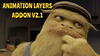Animation Layers addon for Blender | Animation layer in blender