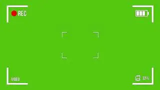 Video Camera Recording Green Screen Effect