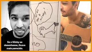 LIRA E BRUNA + REFORMA DA CASA NOVA + TOCANDO VIOLÃO + SLINKY  - Invento Na Hora
