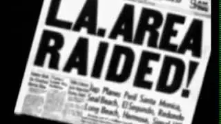 1942 UFO real Battle Los Angeles news clip   REAL ALIEN ATTACK
