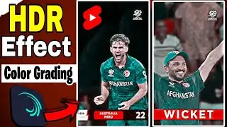 HDR Effect Alight Motion Cricket | Short Cricket Video Editing | Cricket XML File | Baloch Editz