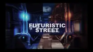 4k Futuristic thechnology street opener — After Effects template