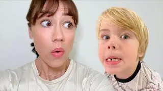 HE LOST HIS FIRST TOOTH!