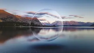 Photoshop Tutorial - Glass Ball Floating in Landscape
