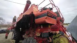 Запуск зернокборочного комбайна кейс 2366 после 5лет простоя