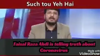 Faisal Raza Abidi exposed facts and Reality of coronavirus (COVID-19)