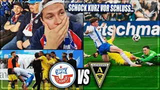 MAL WIEDER AUF EINEM ABSTIEGSPLATZ... Hansa Rostock - Alemannia Aachen Stadion Vlog