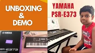 Yamaha PSR-E373 keyboard UNBOXING and DEMO | Keyboard for beginners | piano | keyboard stand | bench