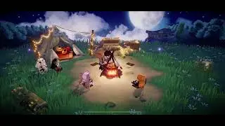 Eversoul rare idle animation in campfire, queue up for food